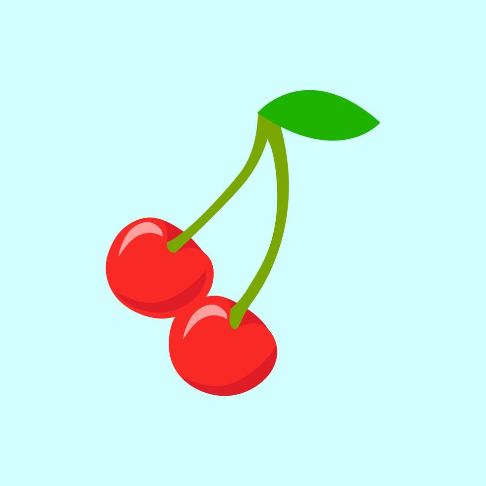 diseño de vector de cereza