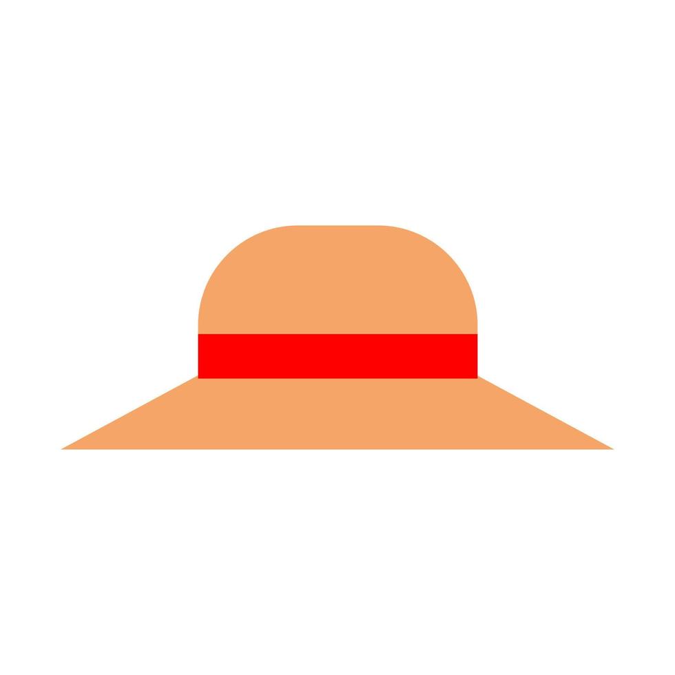 diseño de vector de icono de sombrero