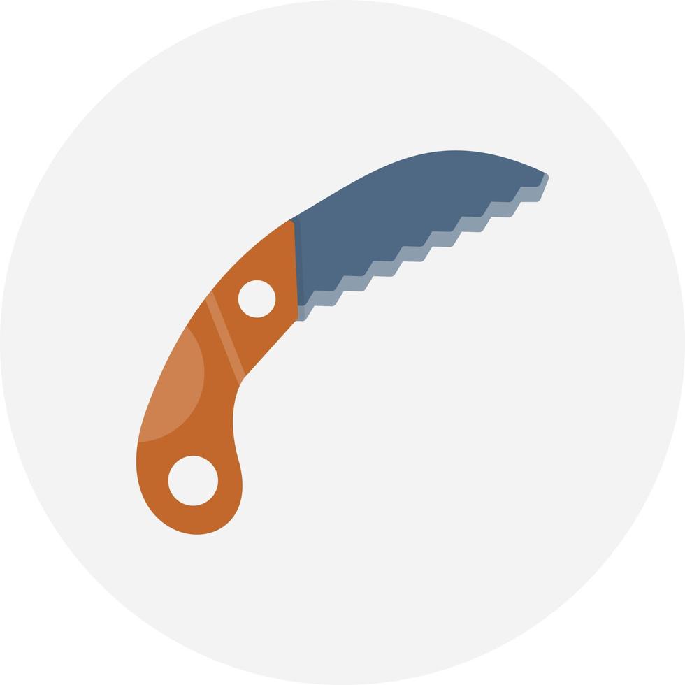 Pruning Saw Creative Icon Design vector