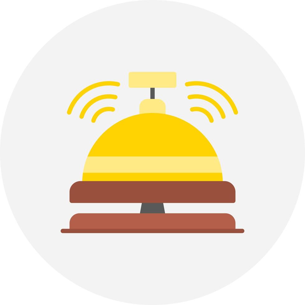 Reception Bell Creative Icon Design vector