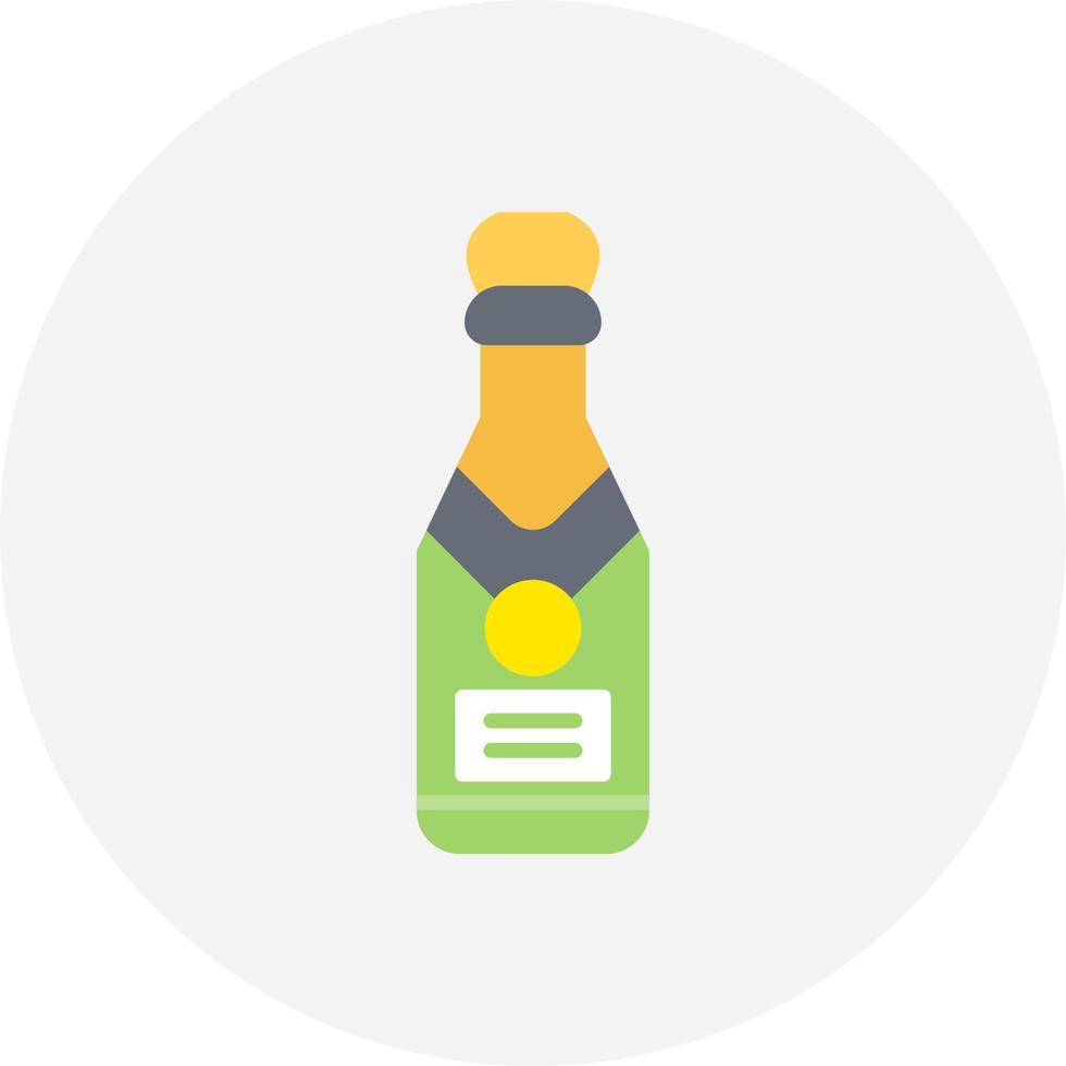 Champagne Creative Icon Design vector