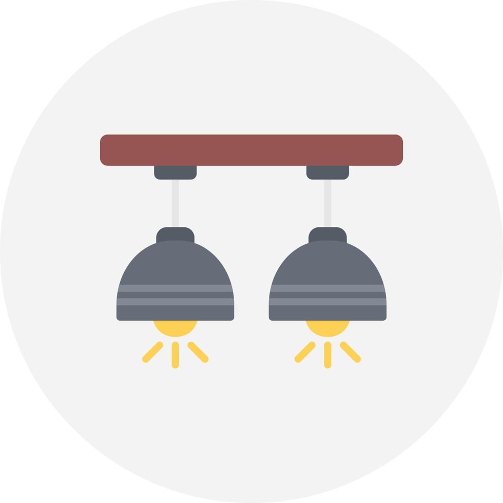 Ceiling Lamp Creative Icon Design vector