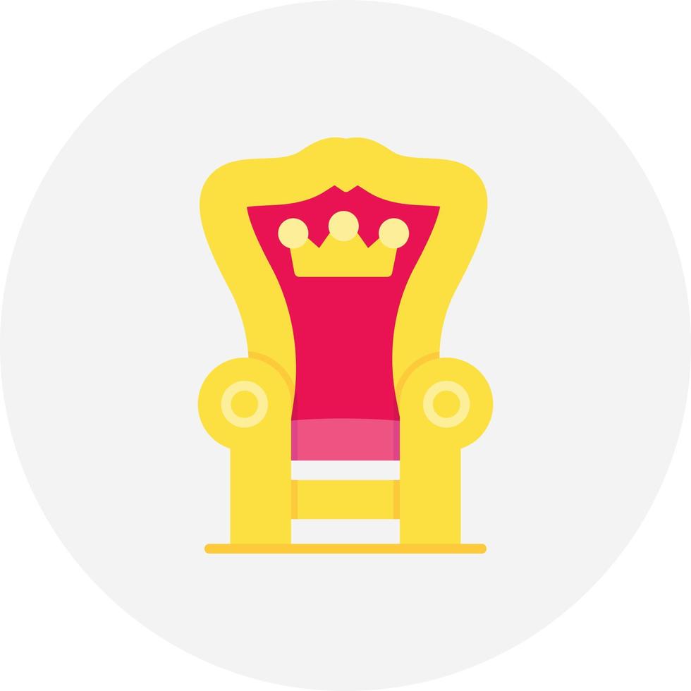 Throne Creative Icon Design vector