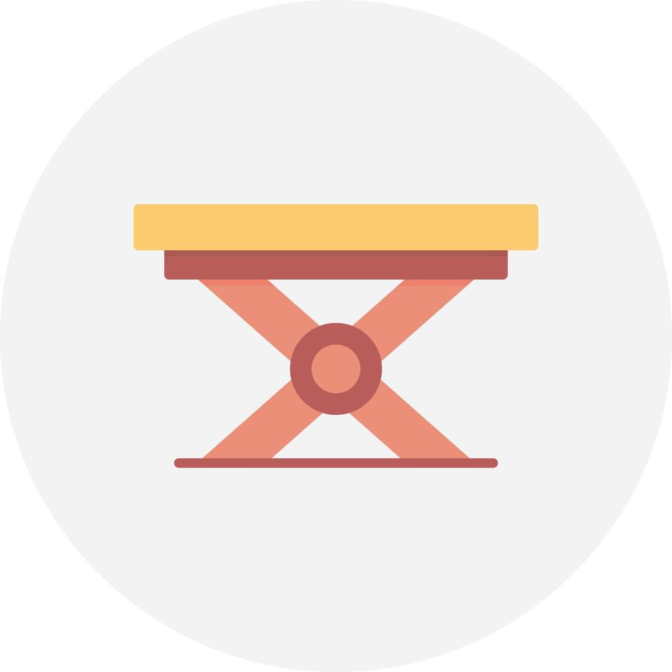 Folding Table Creative Icon Design vector