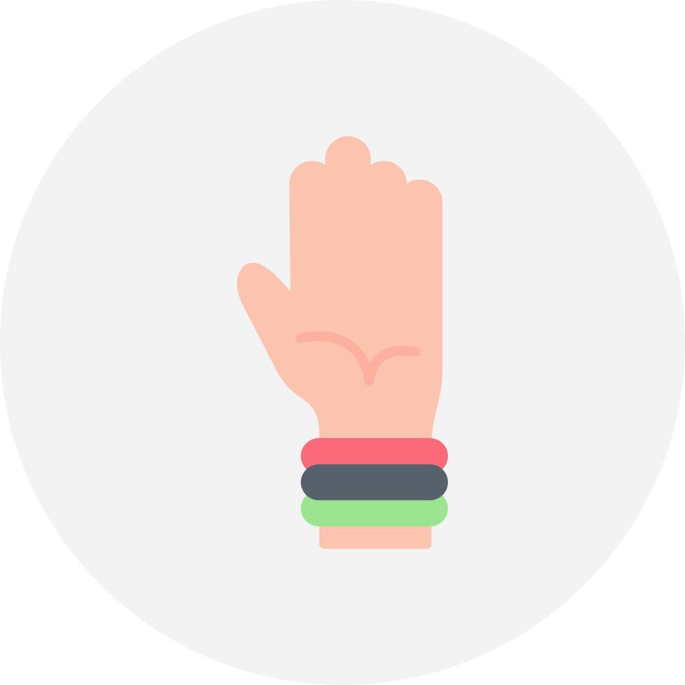 diseño de icono creativo de pulsera vector