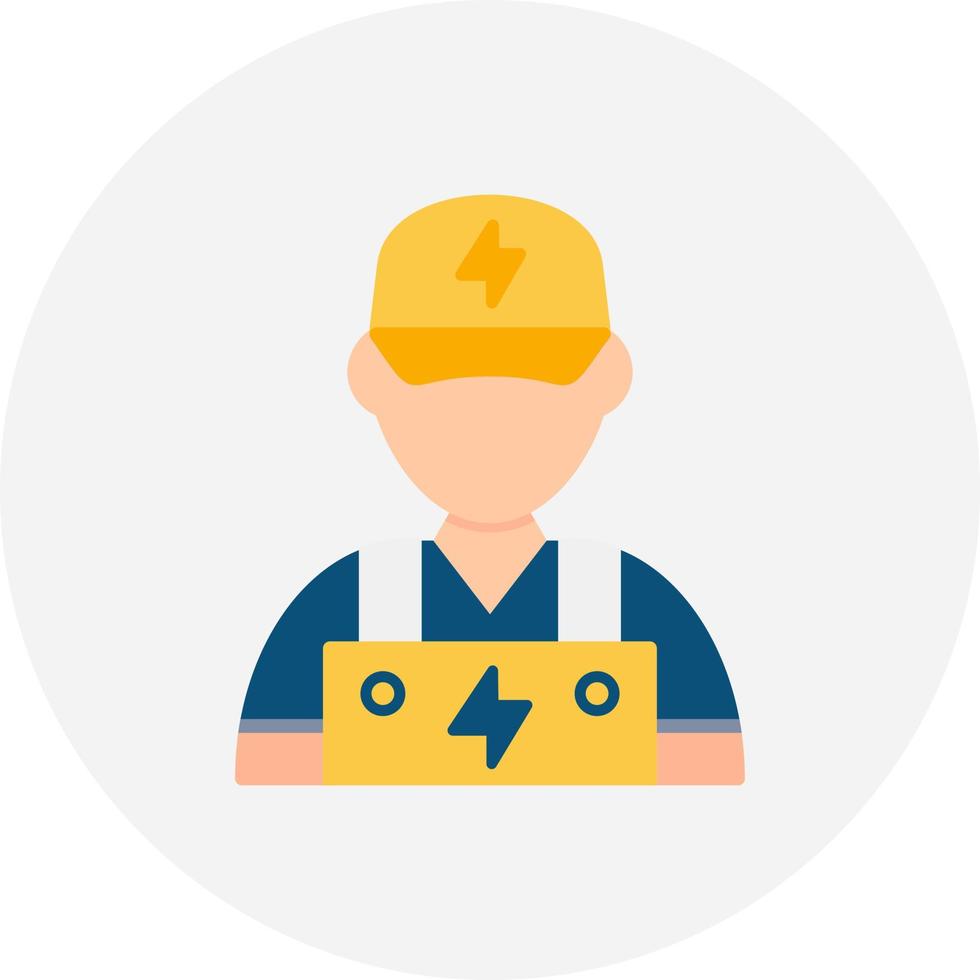 Electrician Creative Icon Design vector