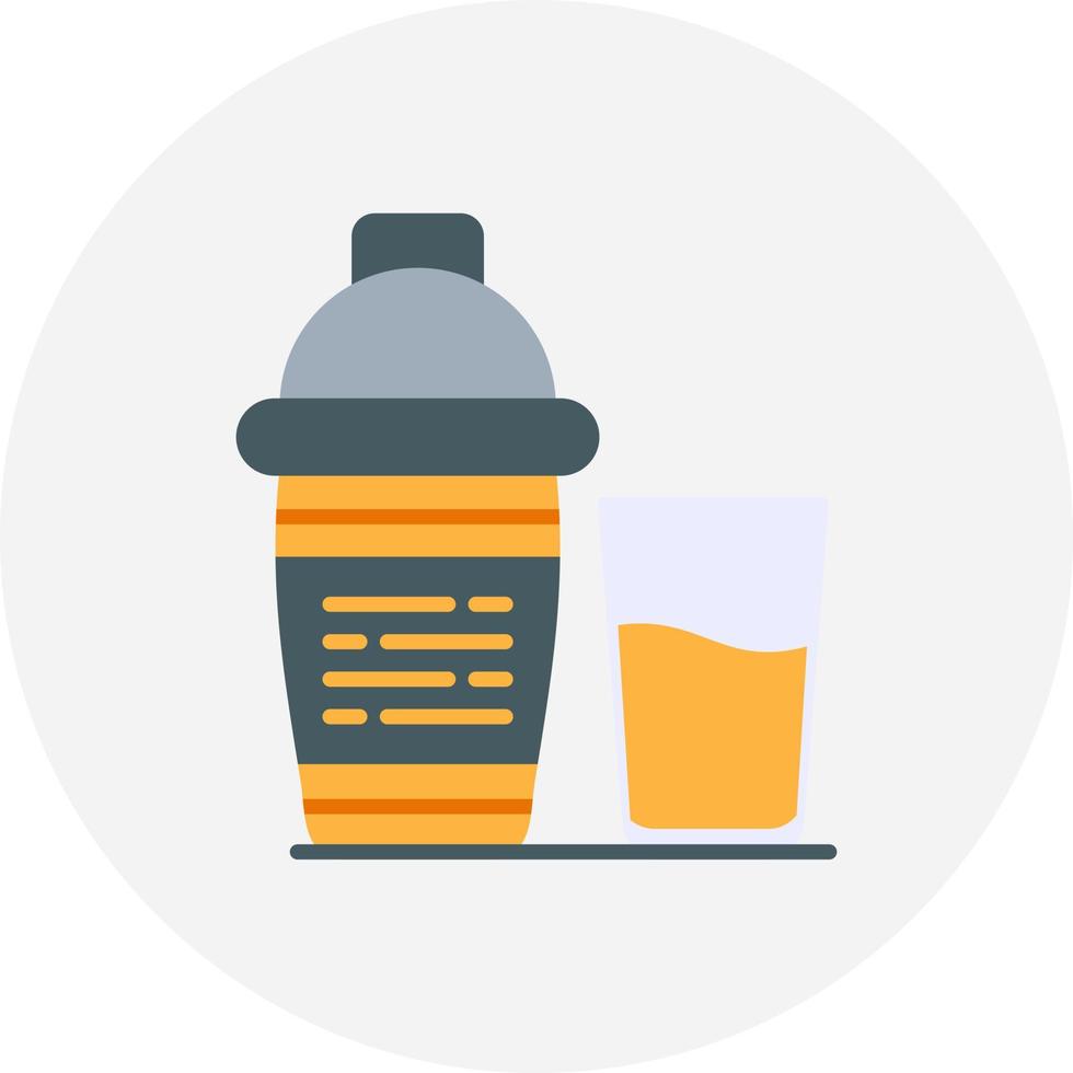 Cocktail Shaker Creative Icon Design vector