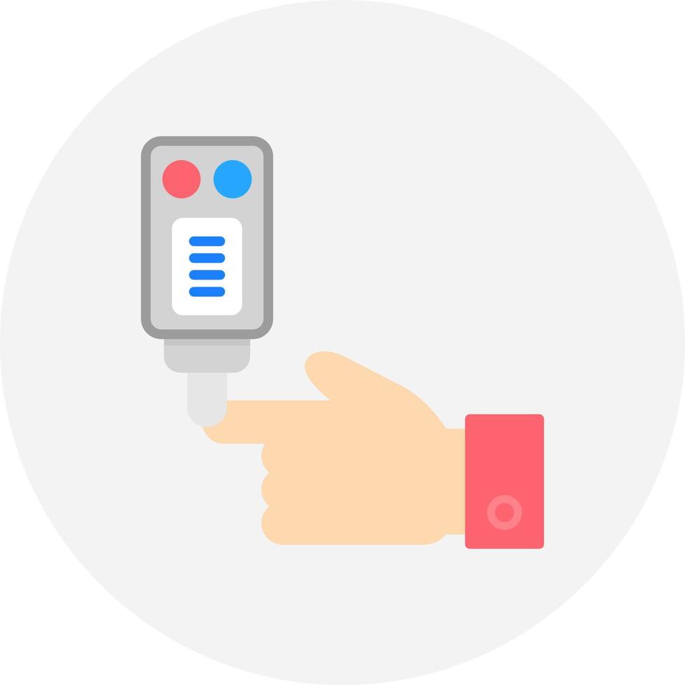 Blood Test Creative Icon Design vector