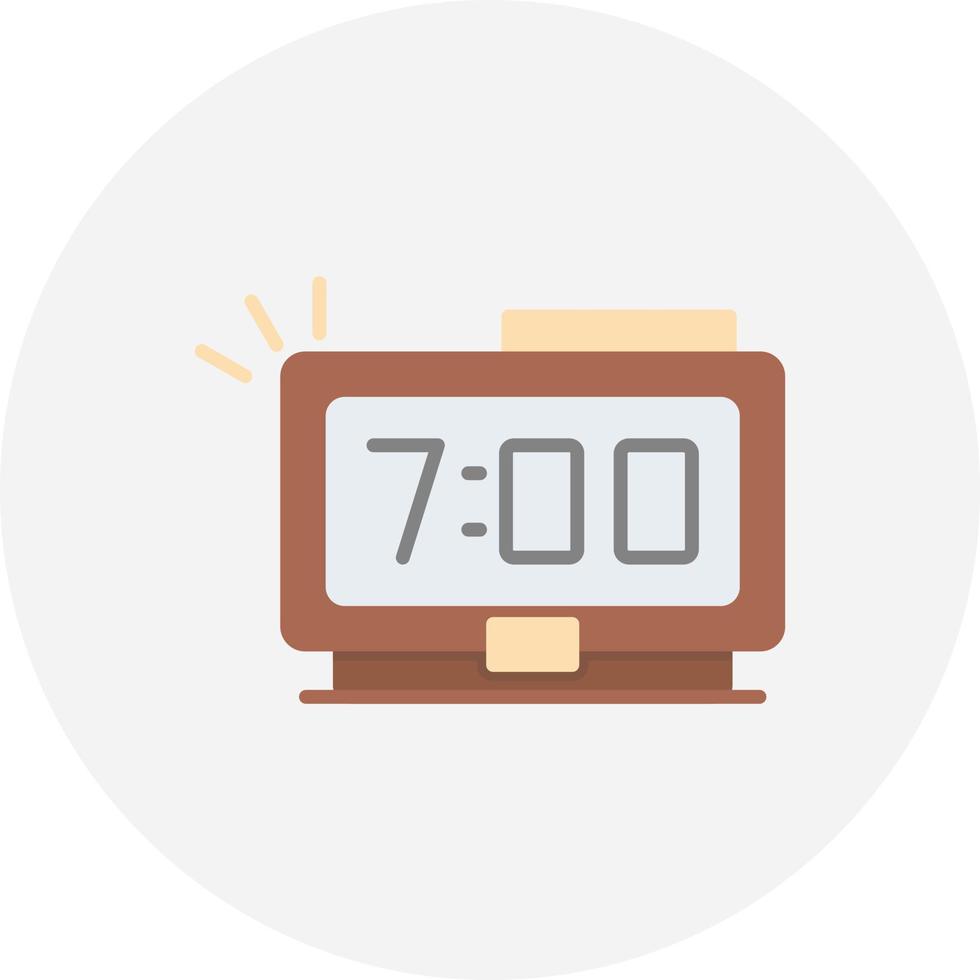 Digital Clock Creative Icon Design vector