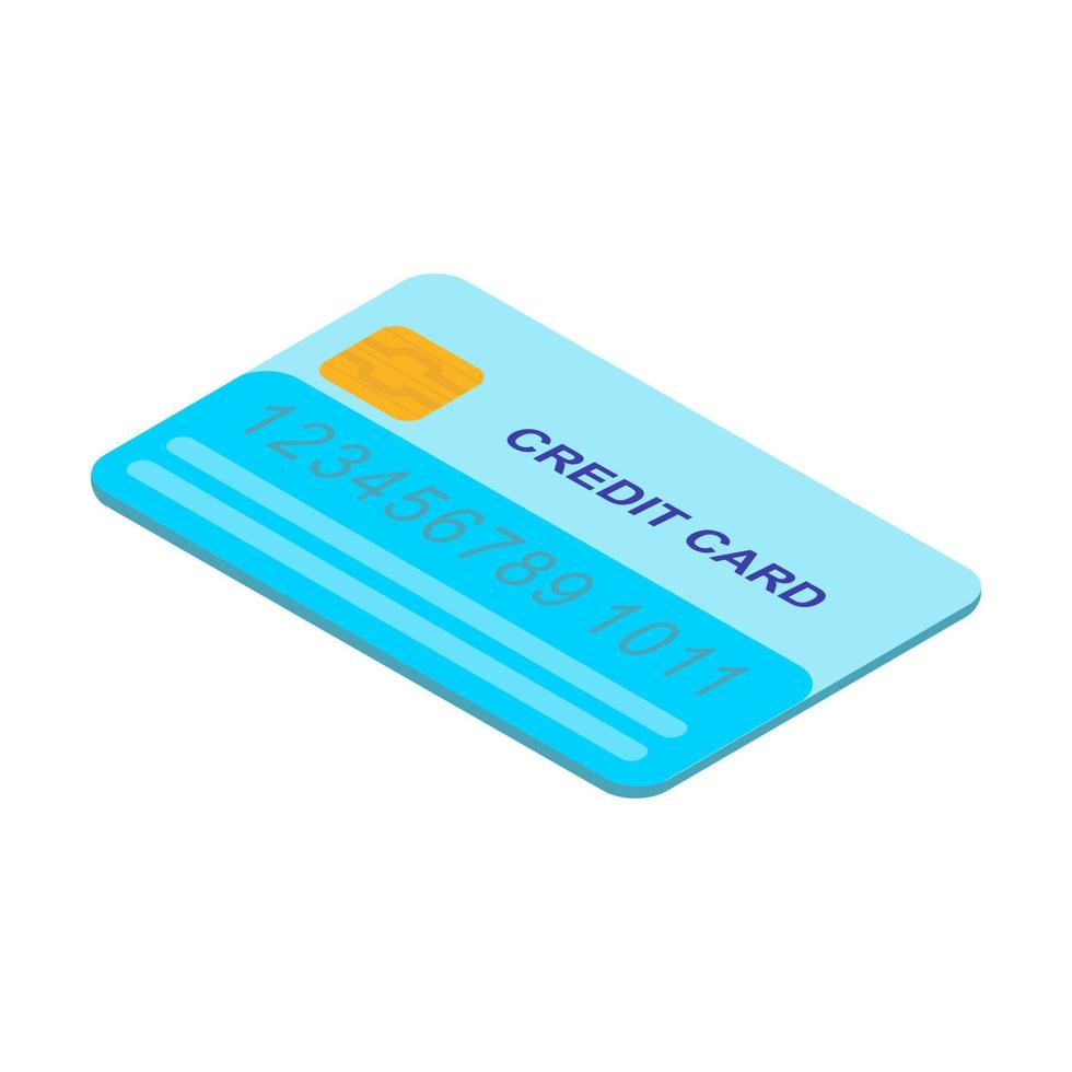 Credit card icon vector design