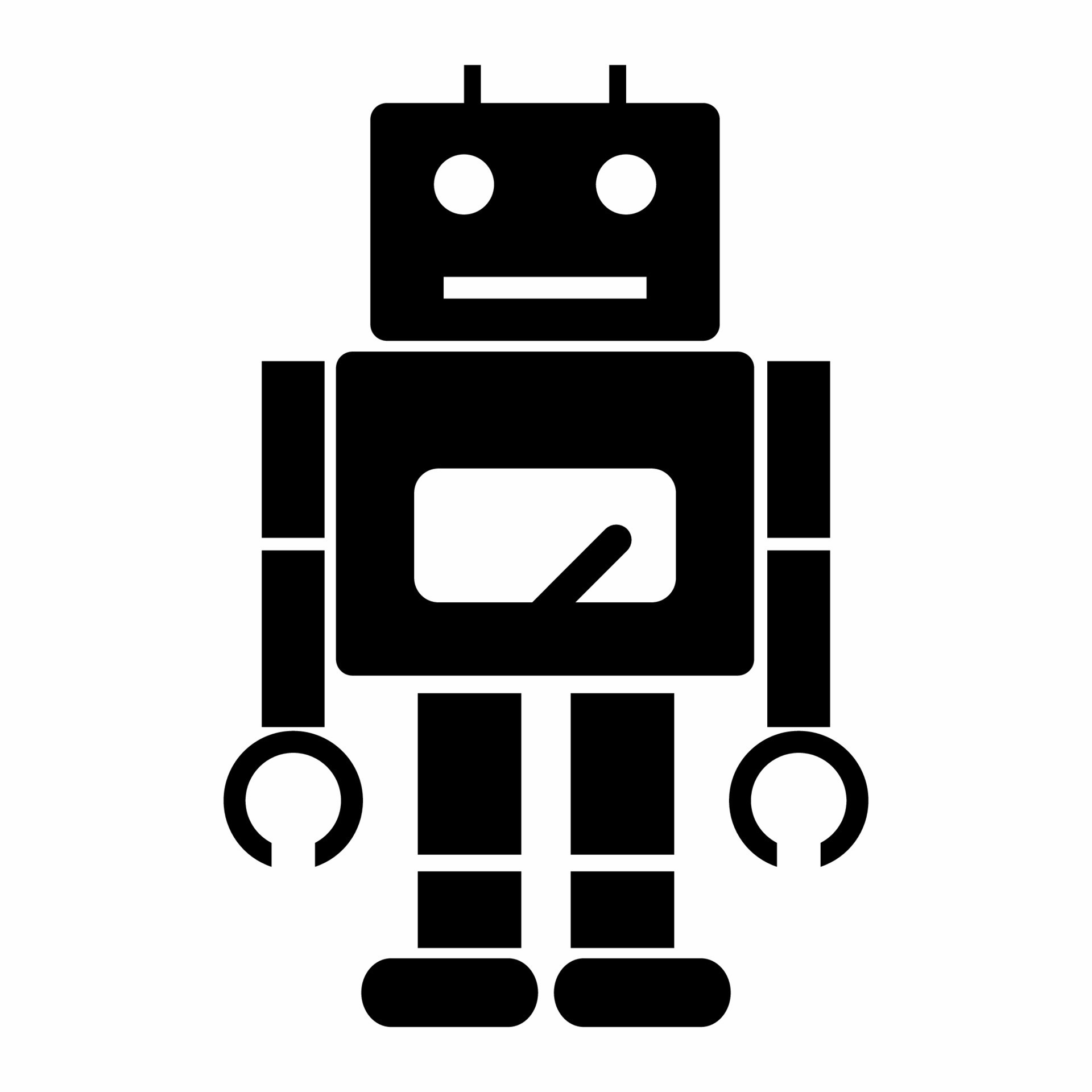 Robot icon vector design 15534339 Vector Art at Vecteezy