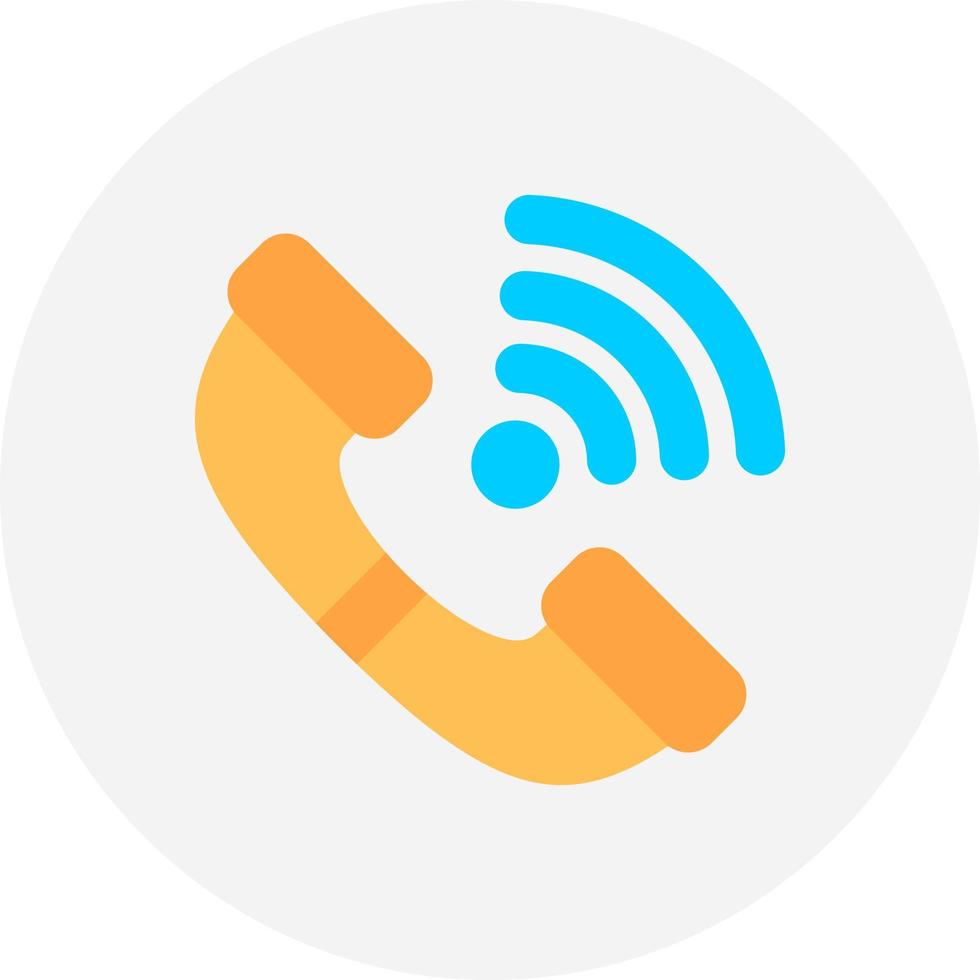 Phone Receiver Creative Icon Design vector