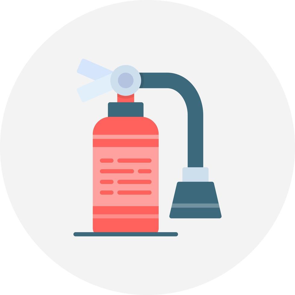 Fire Extinguisher Creative Icon Design vector