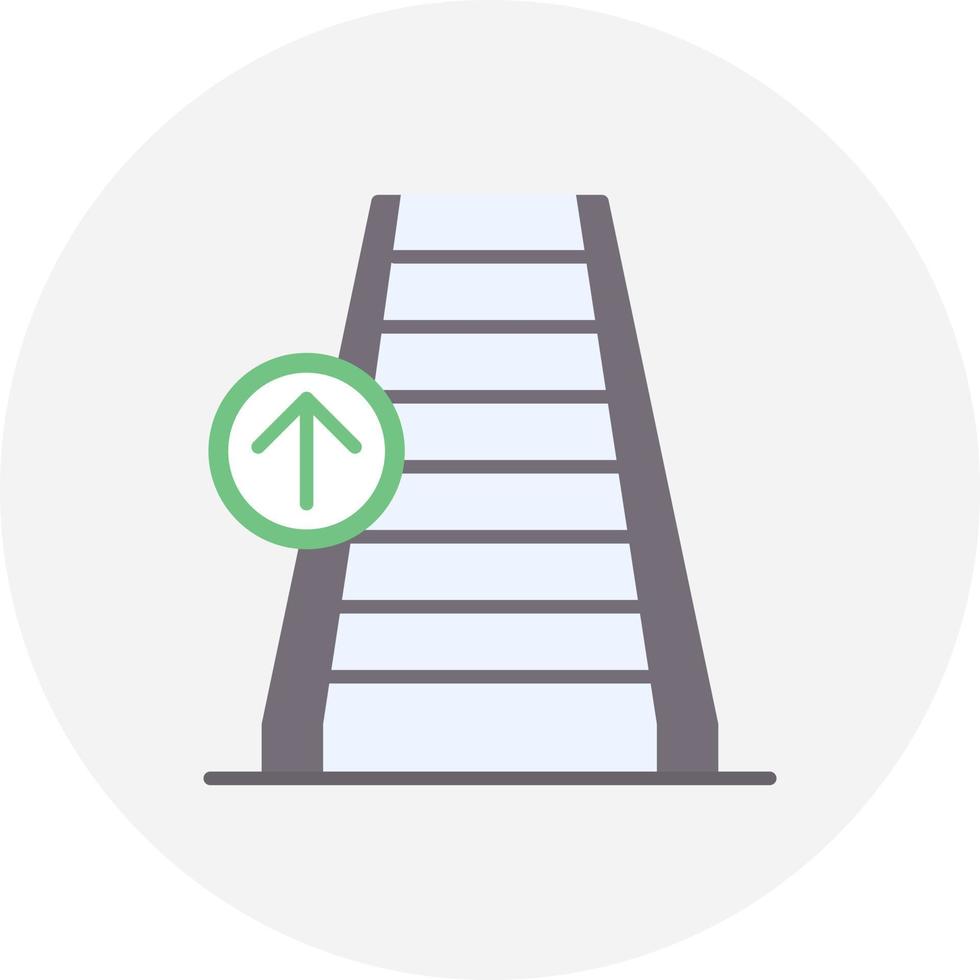 Escalator Creative Icon Design vector