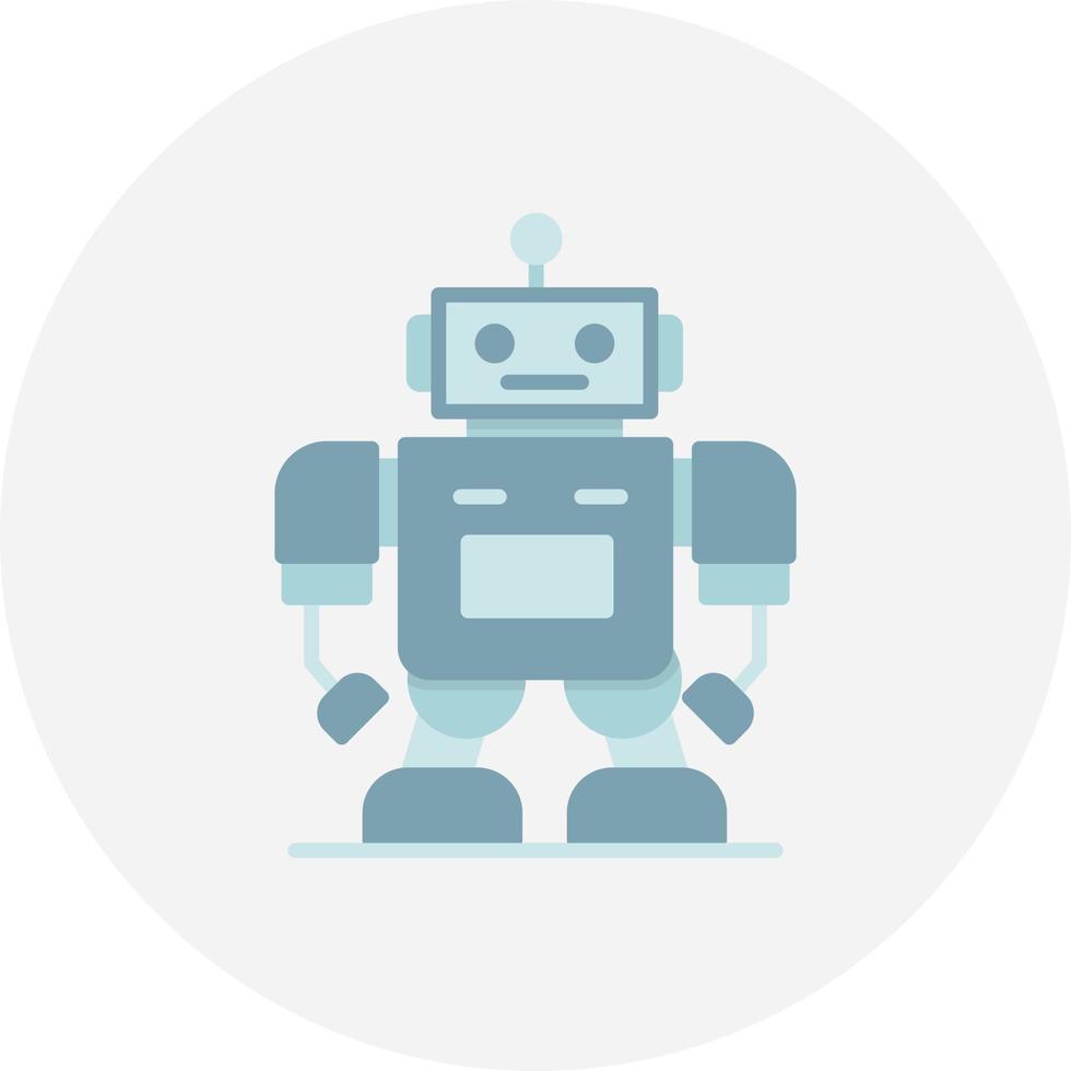 diseño de icono creativo robot vector