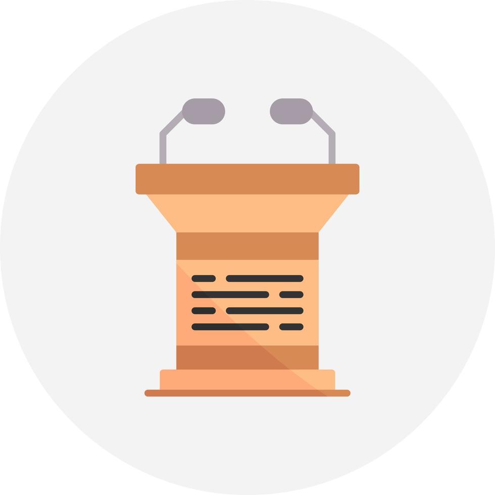 Lectern Creative Icon Design vector