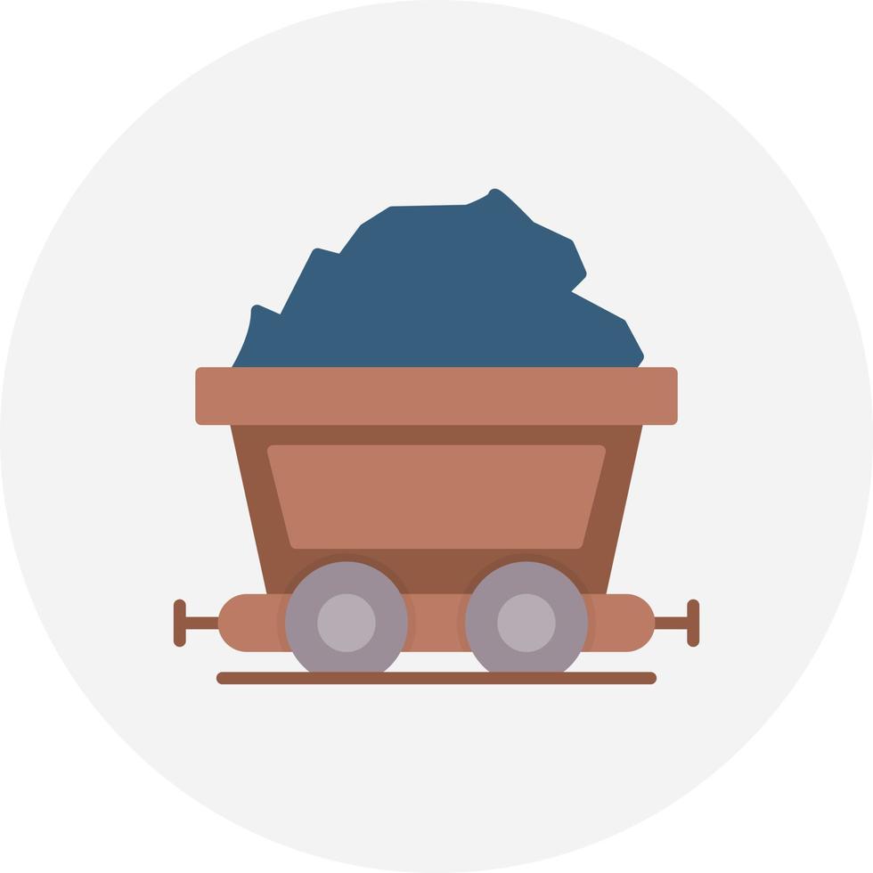 diseño de icono creativo de minería vector