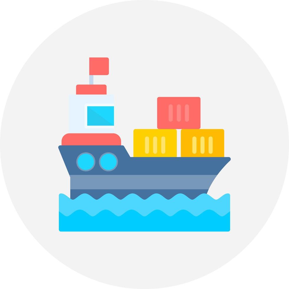 Ship Creative Icon Design vector