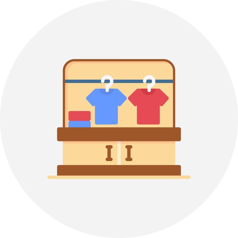 Clothes Rack Creative Icon Design vector