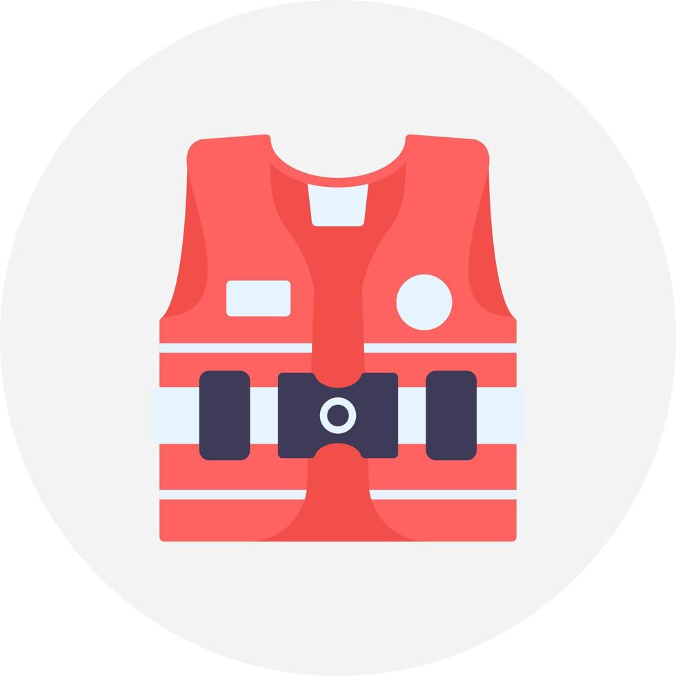 Life Jacket Creative Icon Design vector