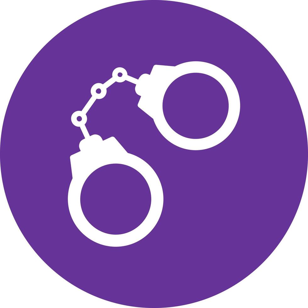 Hand Cuffs Vector  Icon