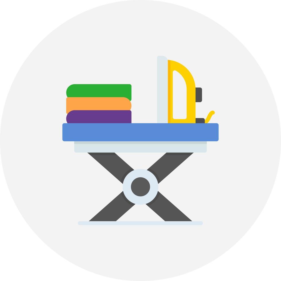 Iron Table Creative Icon Design vector