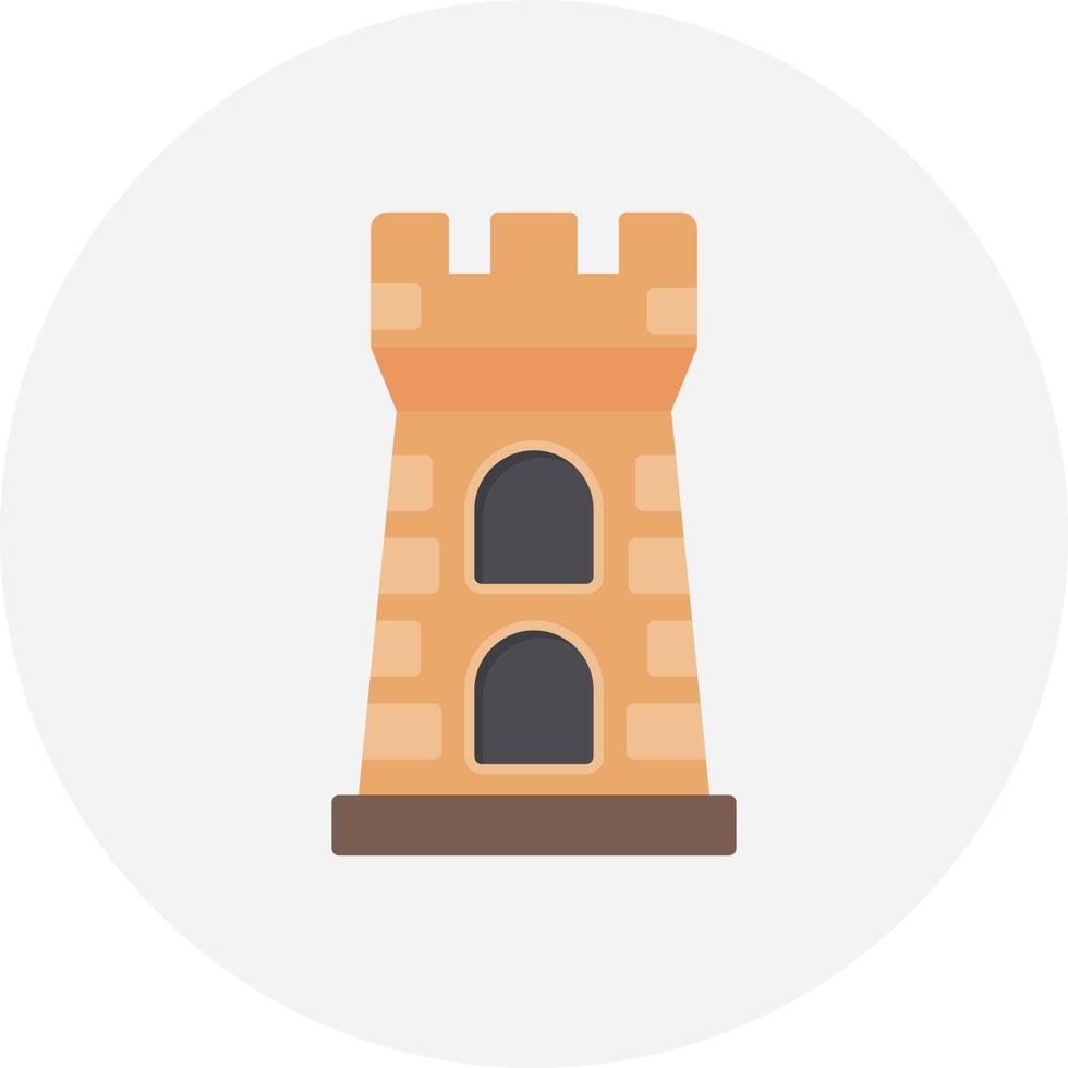 diseño de icono creativo de torre vector