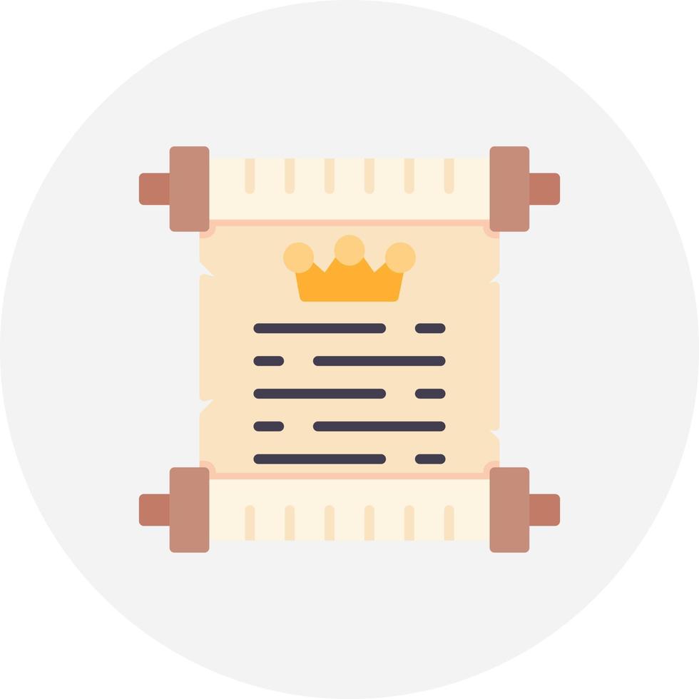 Scroll Creative Icon Design vector