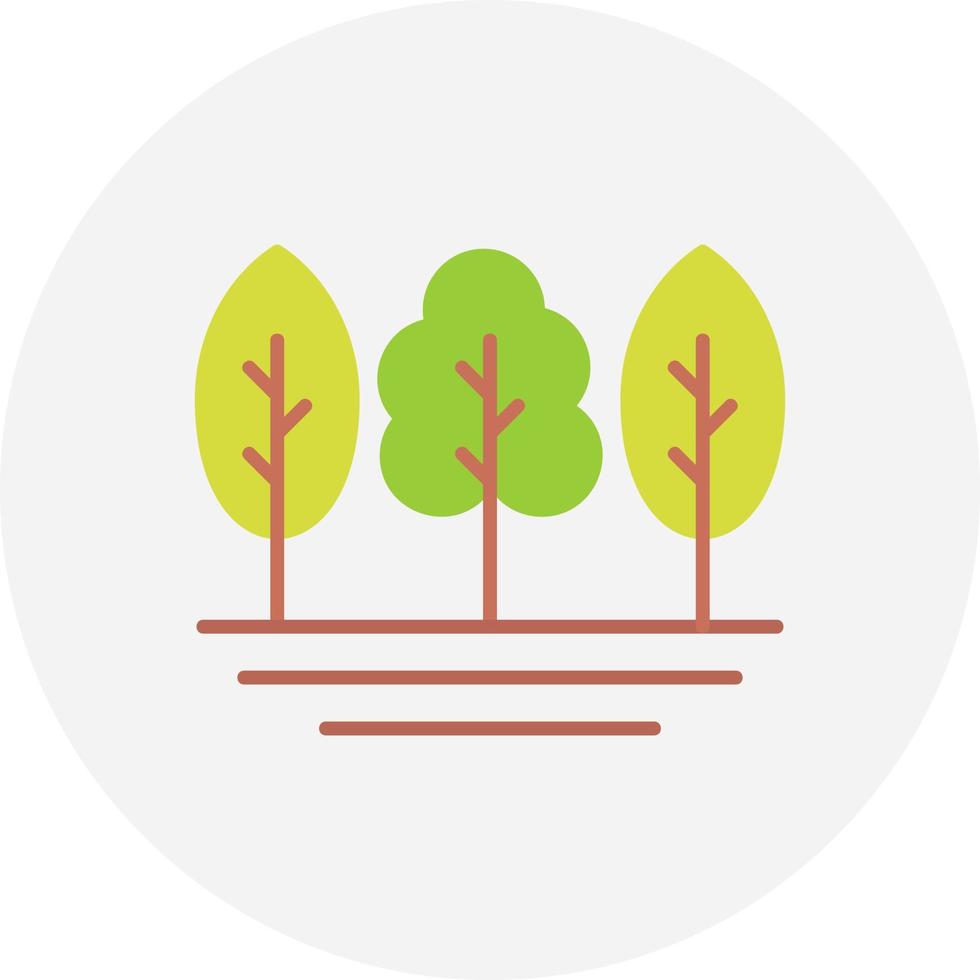Trees Creative Icon Design vector