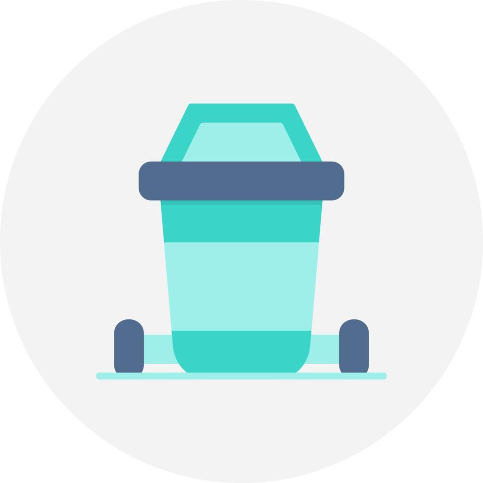Dustbin Creative Icon Design vector