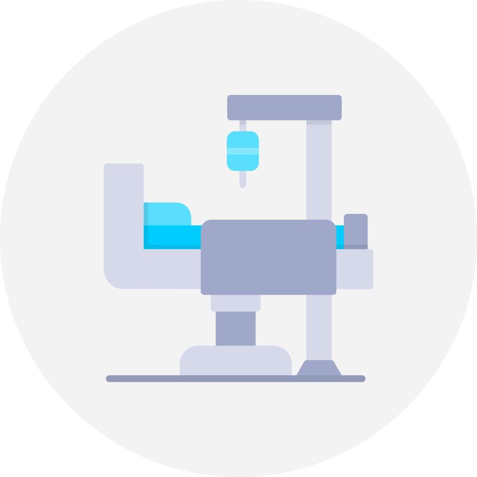 Medical Bed Creative Icon Design vector