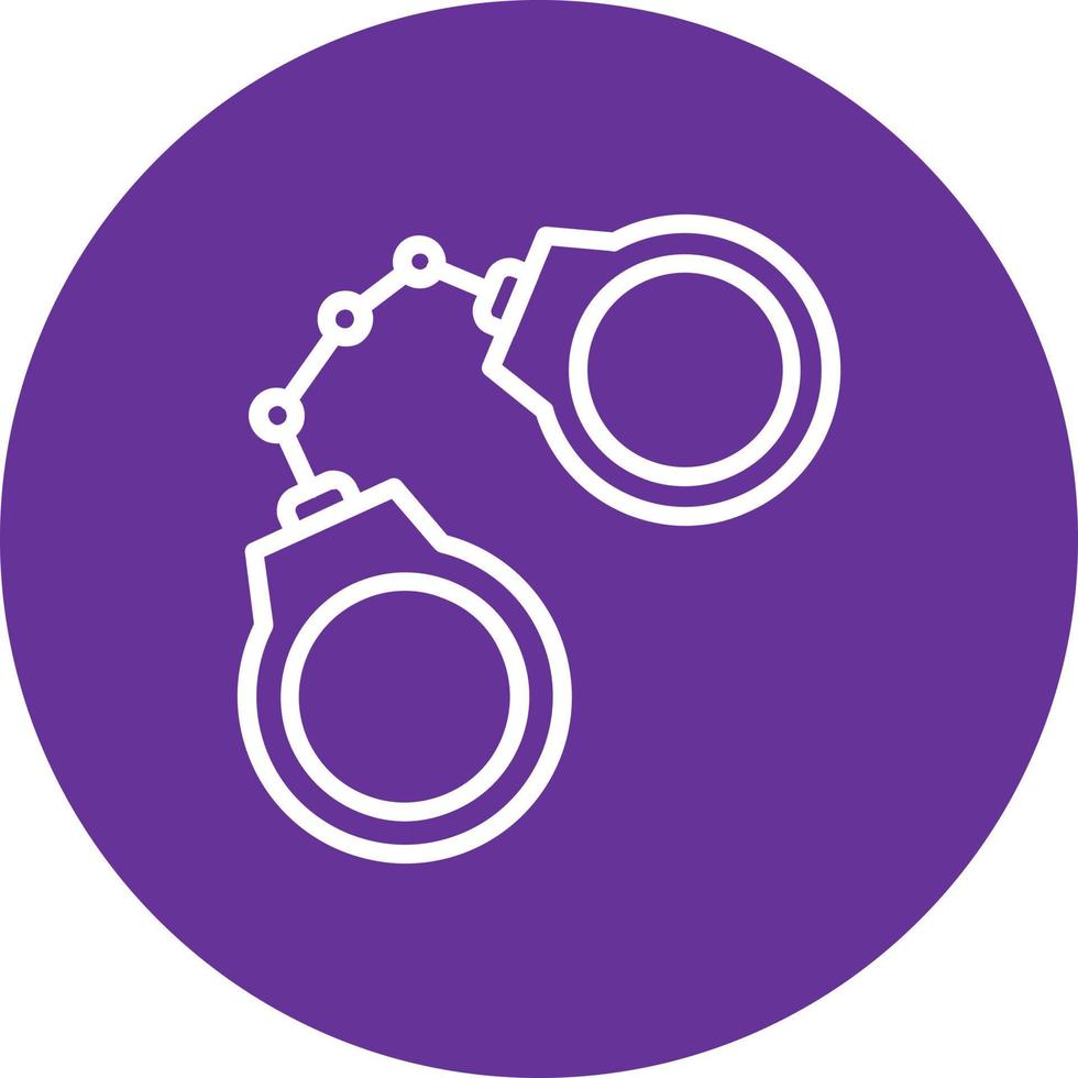 Hand Cuffs Vector  Icon