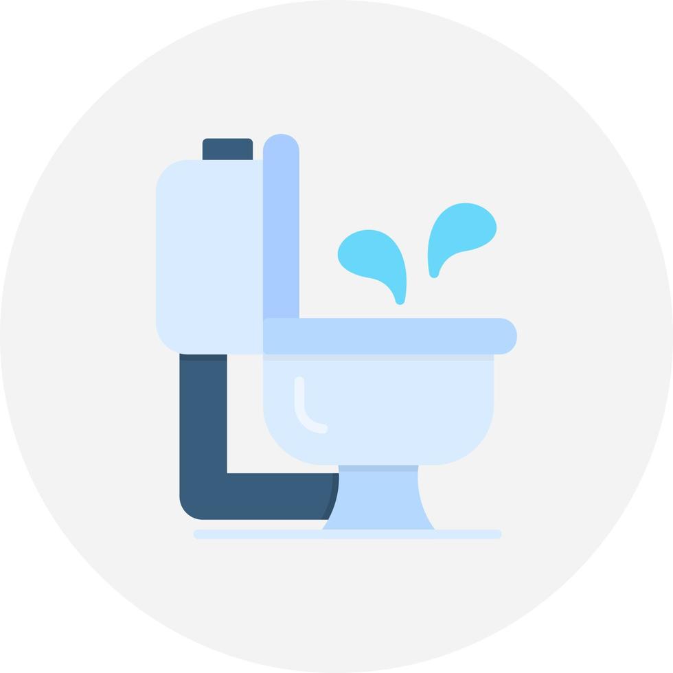 Toilet Creative Icon Design vector
