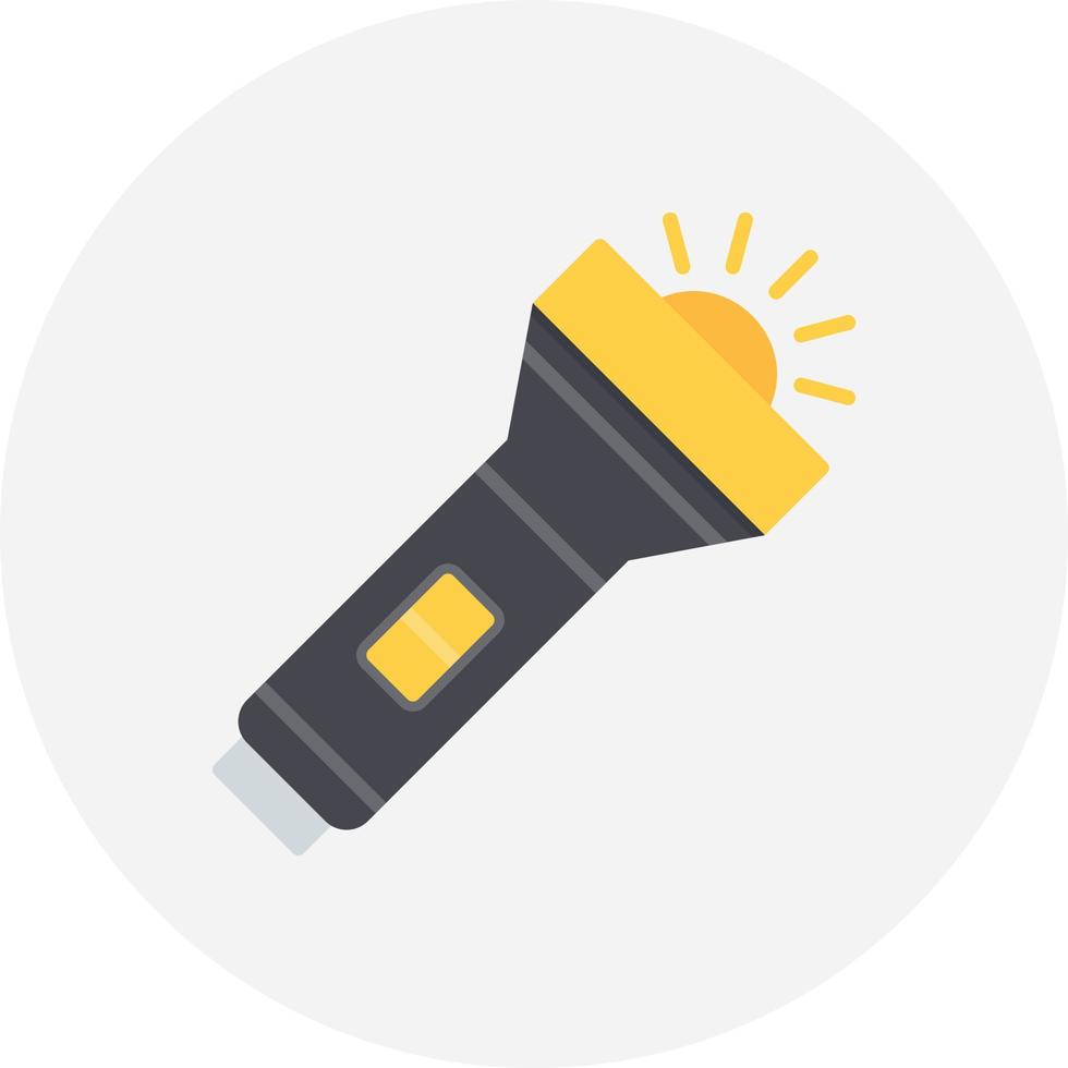 Flashlight Creative Icon Design vector