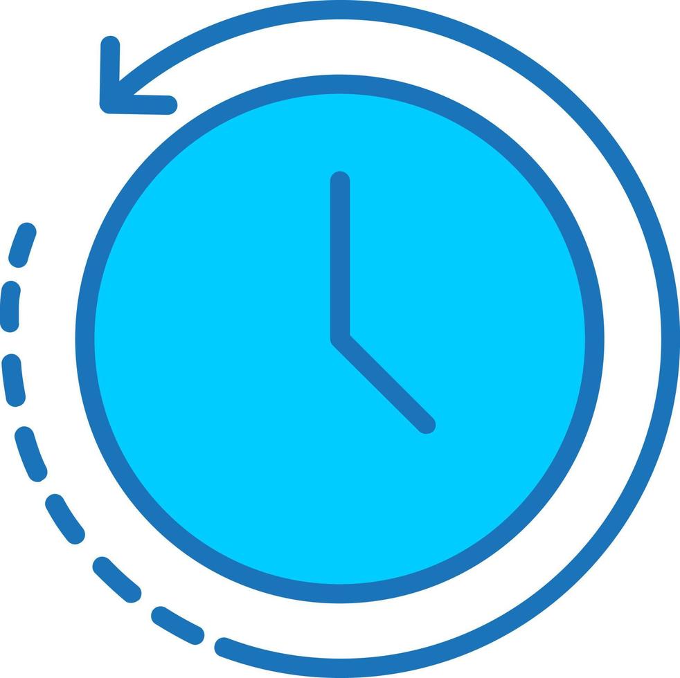 Back In Time Vector  Icon