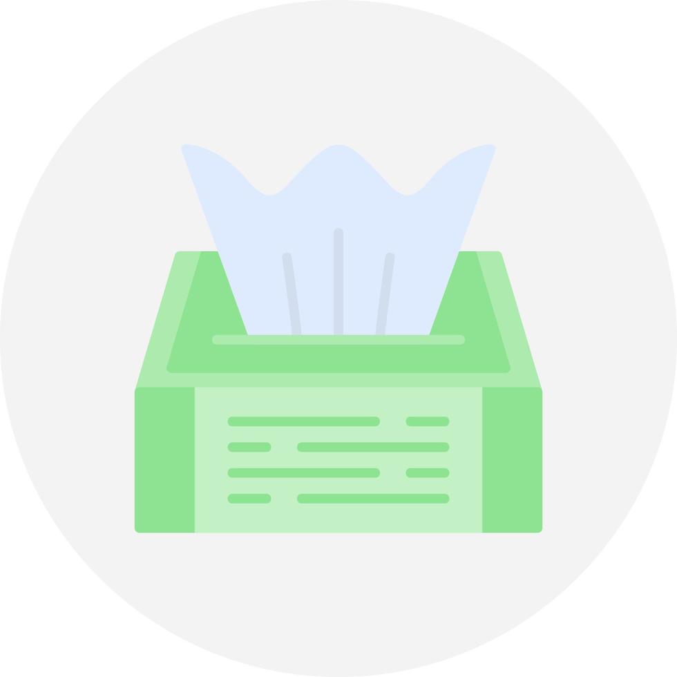 Tissue Box Creative Icon Design vector