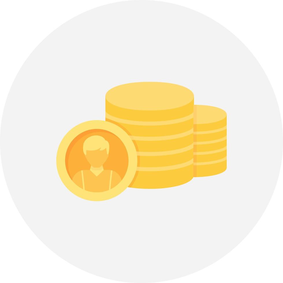 Coins Creative Icon Design vector