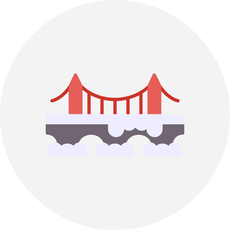Bridge Creative Icon Design vector