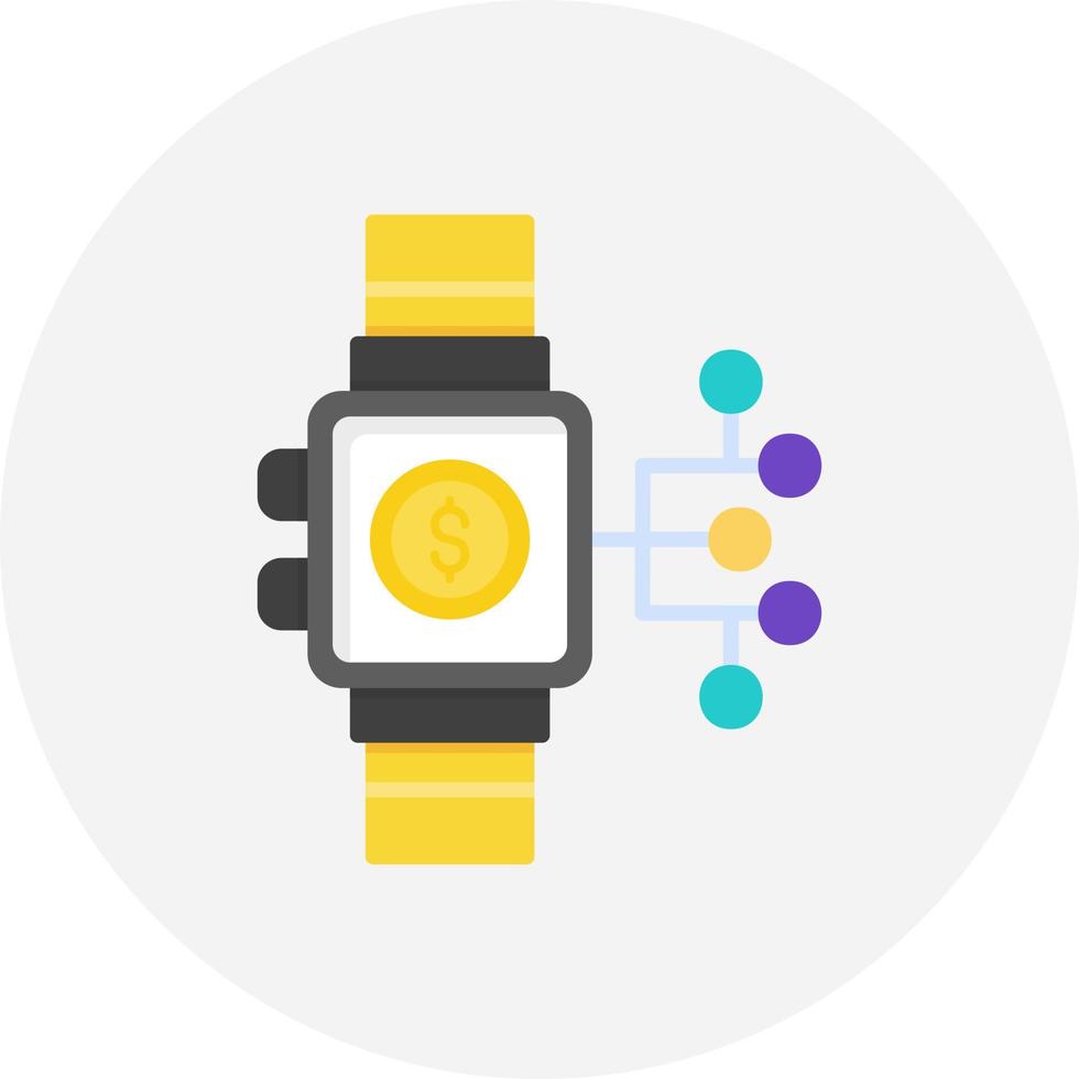 diseño de icono creativo de reloj inteligente vector