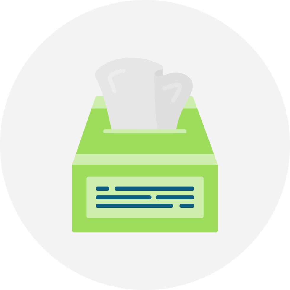 Tissue Box Creative Icon Design vector