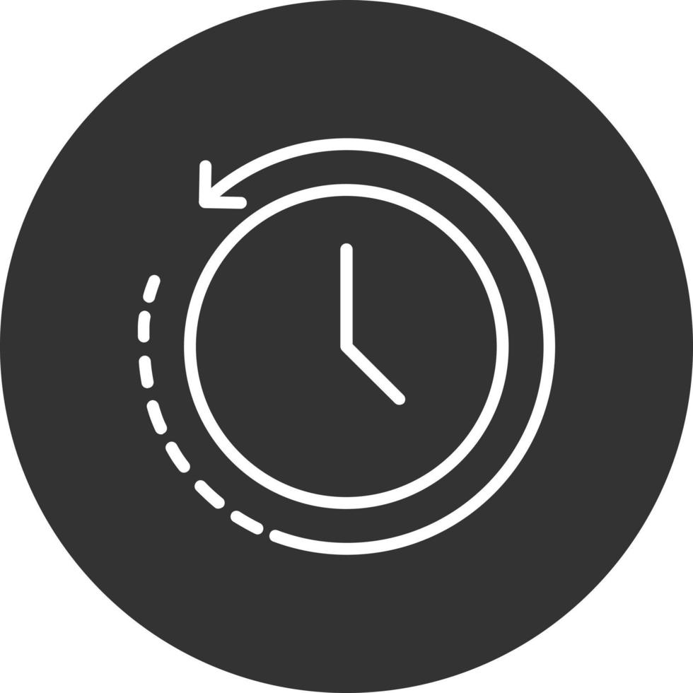 Back In Time Vector  Icon