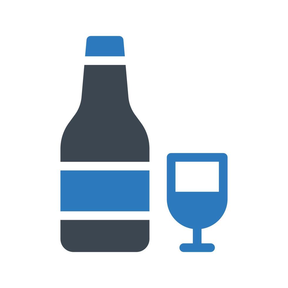 ilustración de vector de vino en un fondo. símbolos de calidad premium. iconos vectoriales para concepto y diseño gráfico.