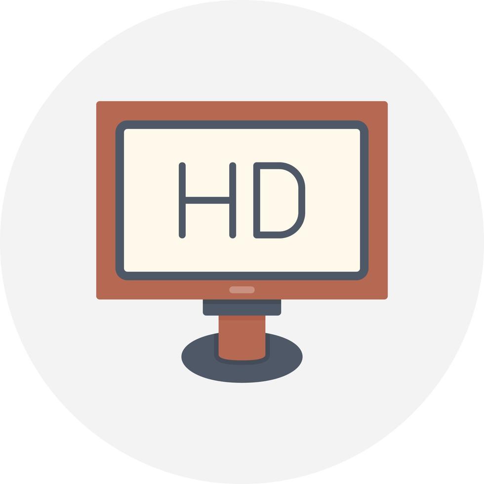 Television Creative Icon Design vector