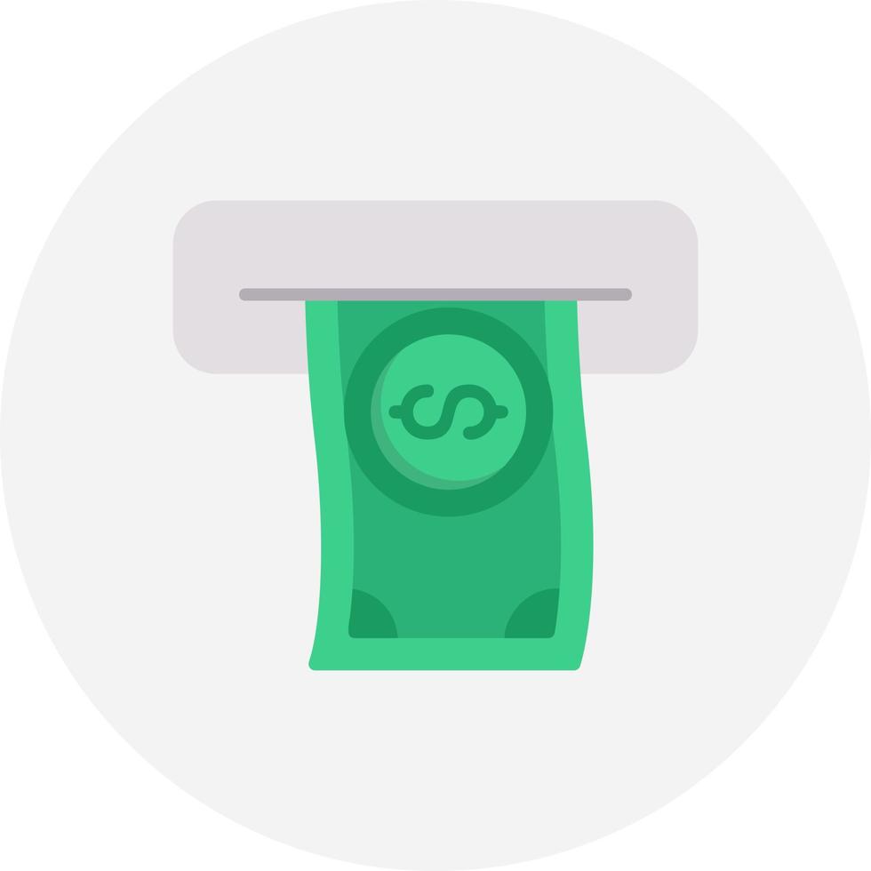 Withdrawal Creative Icon Design vector