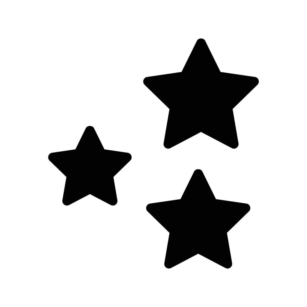 ilustración de vector de estrella en un fondo. símbolos de calidad premium. iconos vectoriales para concepto y diseño gráfico.