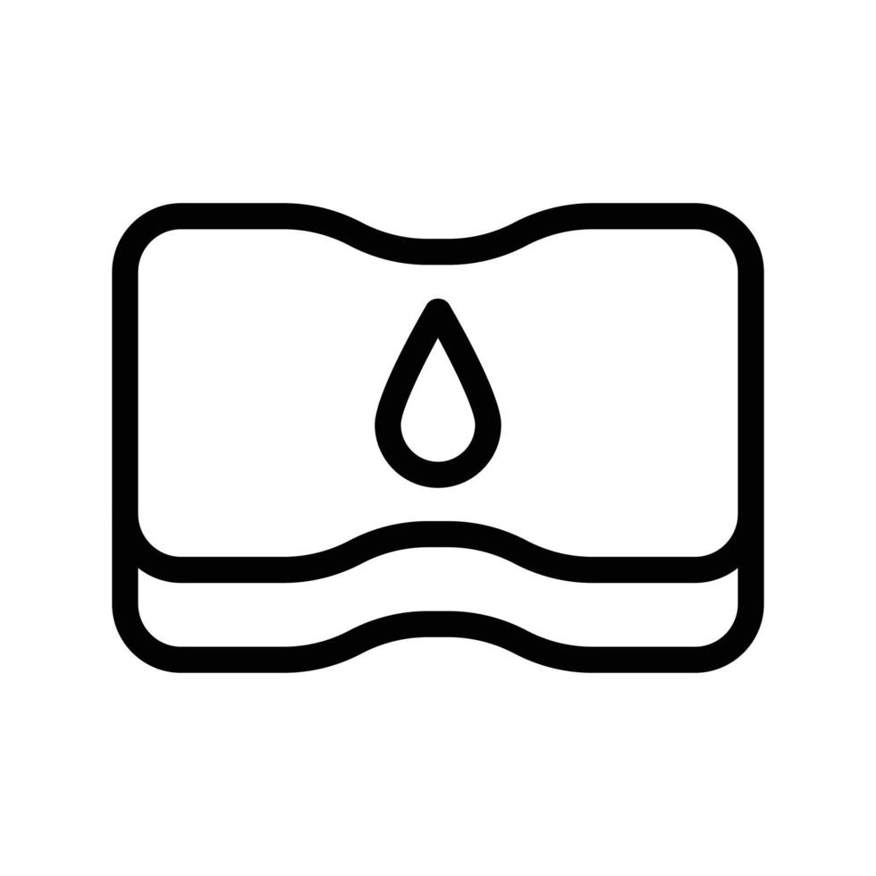 ilustración de vector de jabón en un fondo. símbolos de calidad premium. iconos vectoriales para concepto y diseño gráfico.