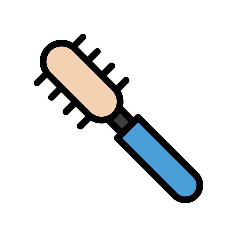 hair brush vector illustration on a background.Premium quality symbols.vector icons for concept and graphic design.