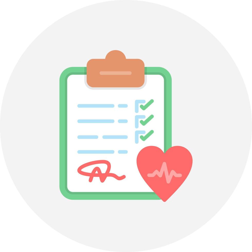 Checkup Creative Icon Design vector
