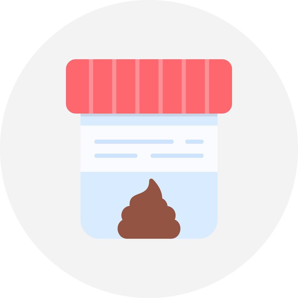 Stool Test Creative Icon Design vector