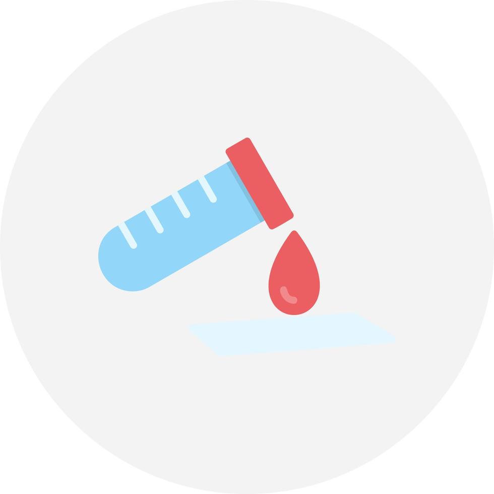 Blood Test Creative Icon Design vector